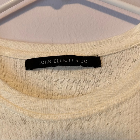 🪴 John Elliott + Co Cream Tee Size 2 - Picture 7 of 9